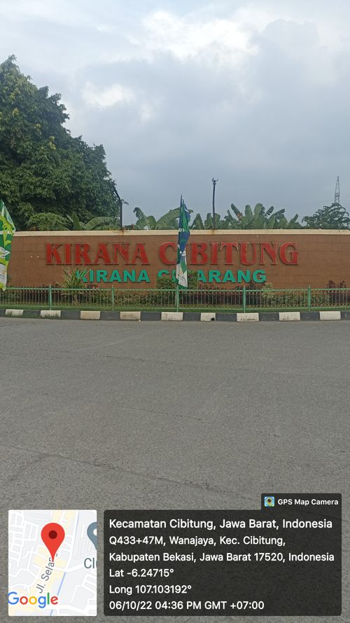 foto gerbang perumahan KIRANA CIBITUNG