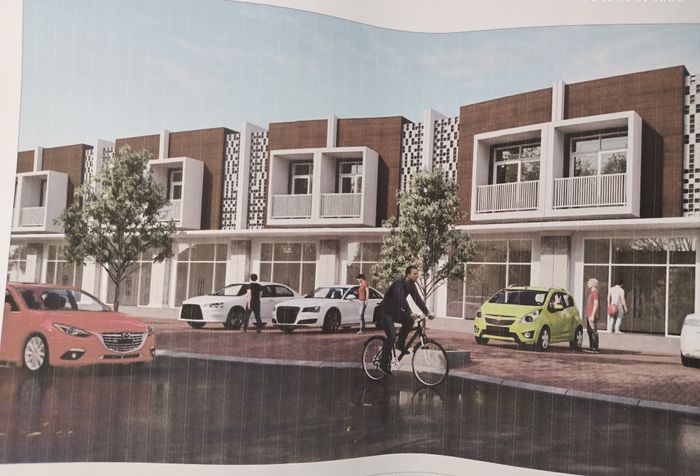 foto tampak rumah tipe RUKO GRAND PESONA 2 Lantai perumahan GRAND PESONA
