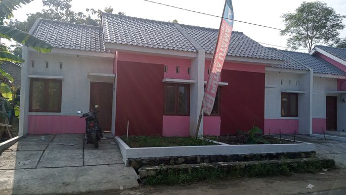 foto tampak rumah tipe 26/70 perumahan Graha Sejahtera Tanjung