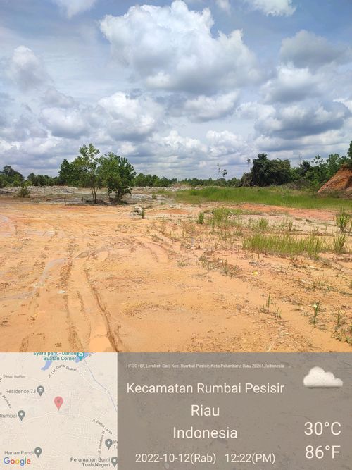foto posisi tengah perumahan RUMBAI RESIDENCE 4