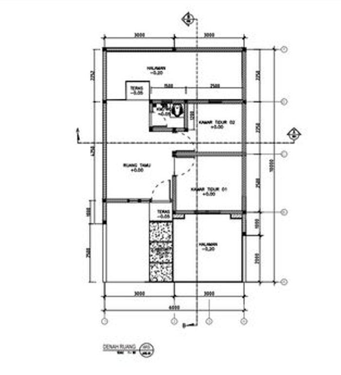 foto denah rumah tipe 27/60 (SUBSIDI) perumahan GREEN SRIMAHI RESIDENCE 3