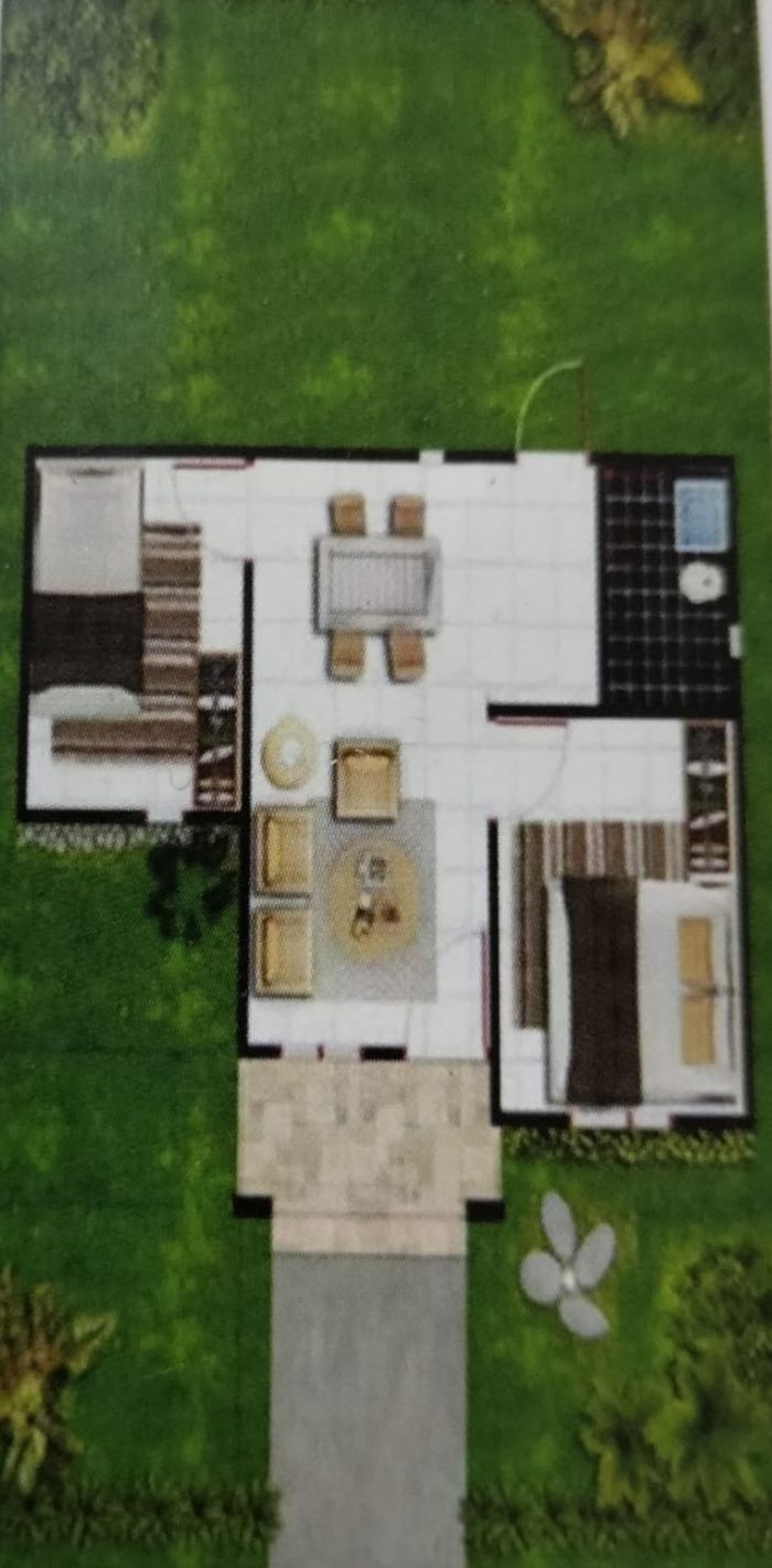 foto denah rumah tipe 36 perumahan DIMENSI RESIDENCE