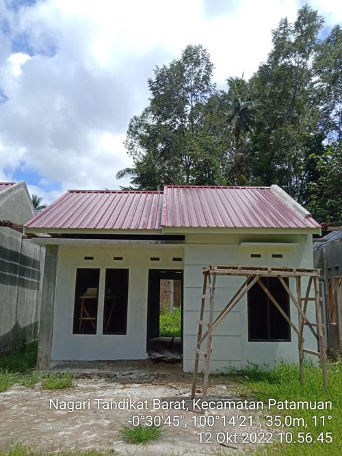 foto contoh rumah perumahan Kampung Parit Permai