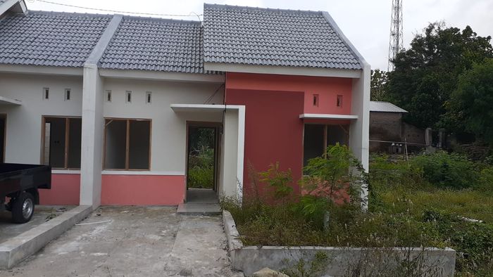 foto tampak rumah tipe 27/110 perumahan Graha Sejahtera 2 Tempel