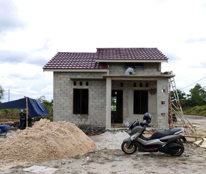 foto tampak rumah tipe 36 perumahan BERLIAN INDAH 4