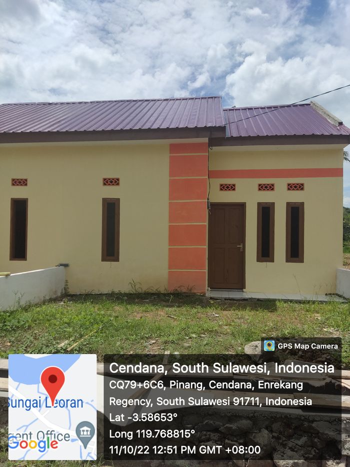 foto tampak rumah tipe 36 perumahan PINANG RESIDENCE