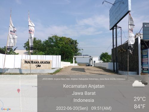 foto gerbang perumahan Panorama Anjatan Village