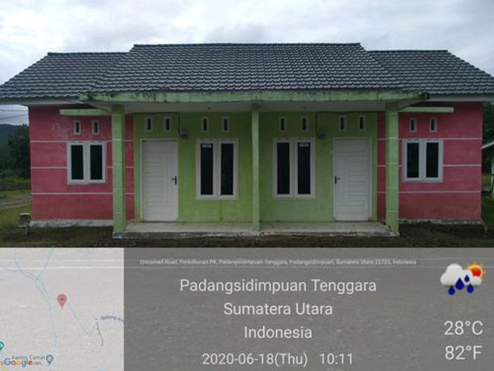 foto tampak rumah tipe subsidi 36 Kopel/Bukan Deret perumahan Graha Mandiri Cemerlang