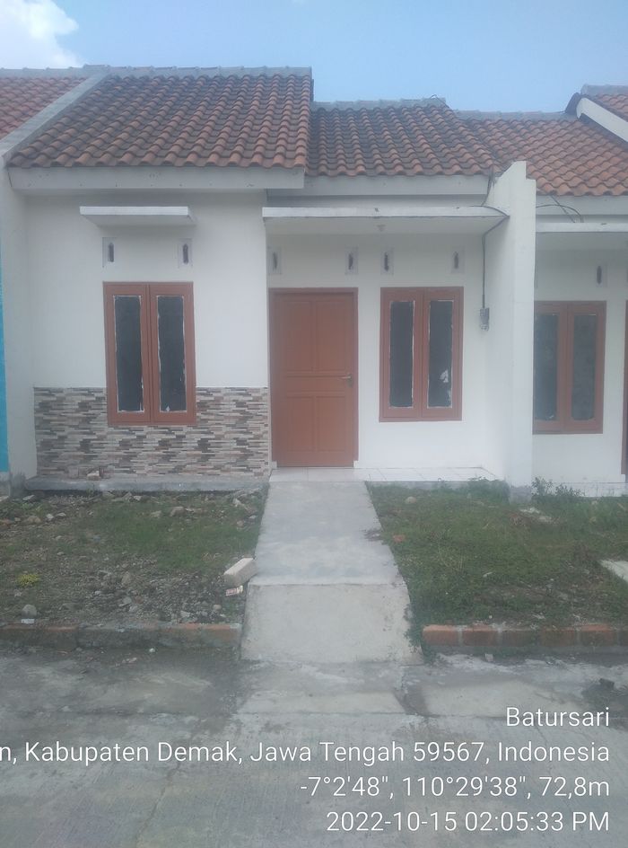 foto tampak rumah tipe T36 perumahan TLOGO BARU ASRI INDAH