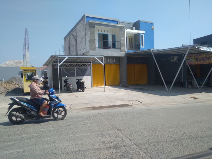 foto tampak rumah tipe Ruko 1 lt perumahan TLOGO BARU ASRI INDAH