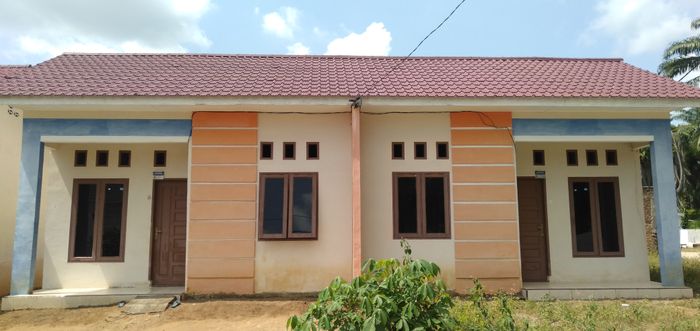 foto tampak rumah tipe 36 perumahan PATTIMURA RESIDENCE