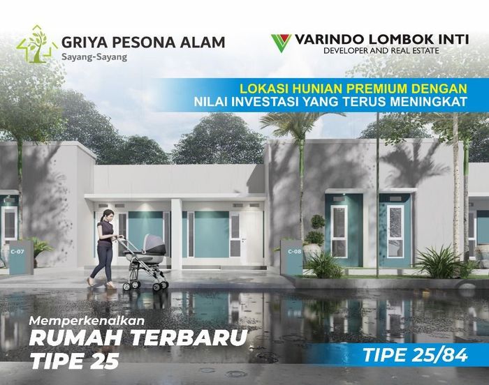foto tampak rumah tipe 25/84 perumahan GRIYA PESONA ALAM VI