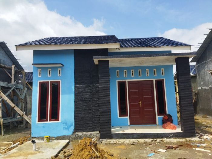 foto tampak rumah tipe 36 perumahan PERMATA RESIDENCE 5