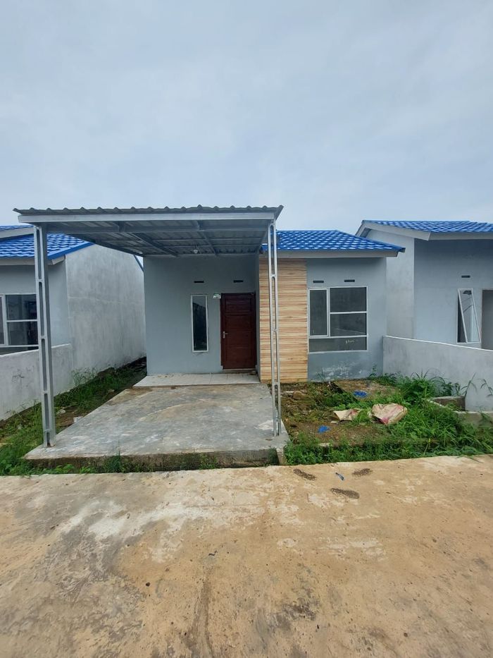 foto tampak rumah tipe 36 perumahan Gading Residence