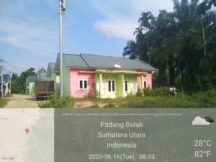 foto tampak rumah tipe 36 Kopel/Bukan deret perumahan GRAHA PALUTA