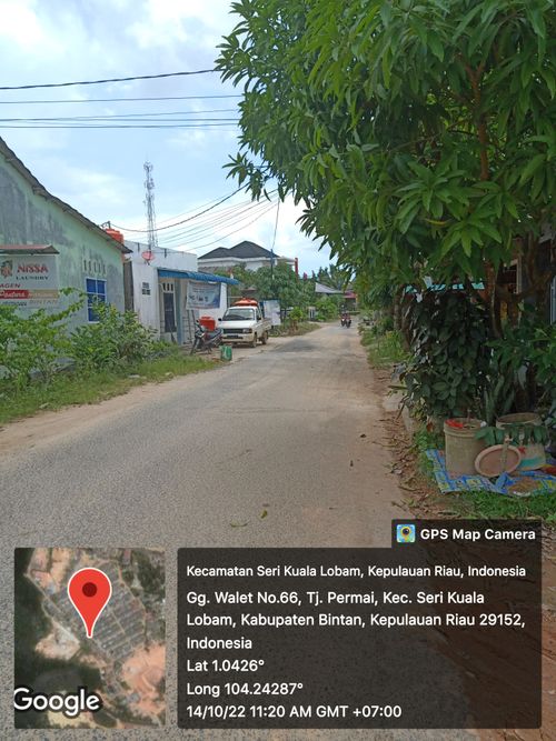 foto gerbang perumahan Green Lobam Mas
