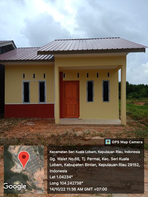foto contoh rumah perumahan Green Lobam Mas