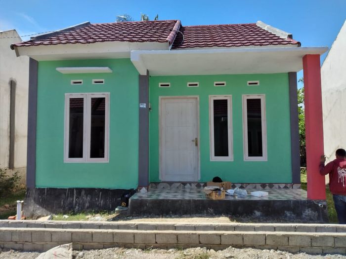 foto tampak rumah tipe 36 perumahan Perumahan Bintang Permai II