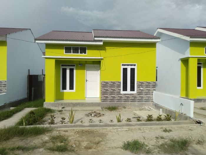 foto tampak rumah tipe 36 perumahan GREEN TINGGEDE 2 TAHAP 2