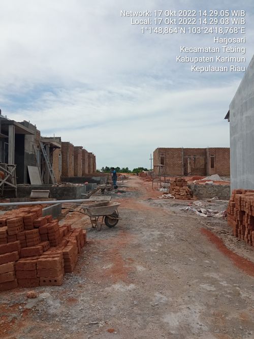 foto gerbang perumahan HARJOSARI INDAH