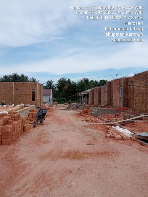 foto posisi tengah perumahan HARJOSARI INDAH