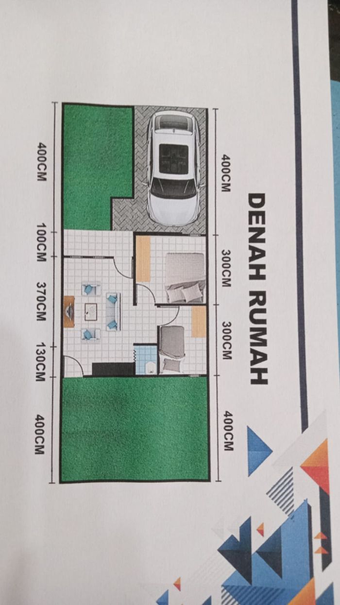 foto denah rumah tipe 36 perumahan HARJOSARI INDAH