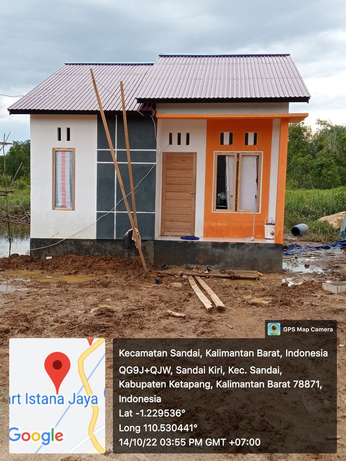 foto tampak rumah tipe 36 perumahan MANIAKA RESIDENCE