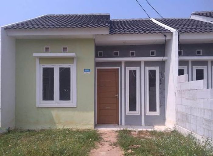 foto tampak rumah tipe 29/95 perumahan Griya Cikarang/Griya Mutiara Asri
