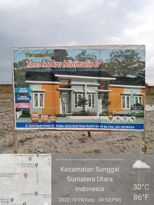 foto gerbang perumahan YASA MEKRO MINIMALIS IV