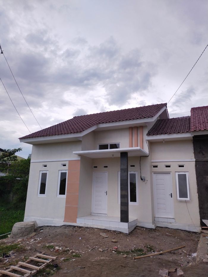 foto denah rumah tipe 45/90 perumahan Graha Naya Buaran Tahap II