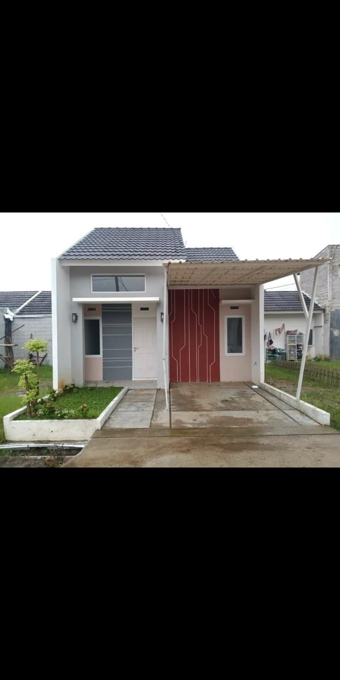 foto tampak rumah tipe 38/60 C1 perumahan GRAND PANGHEGAR RESIDENCE