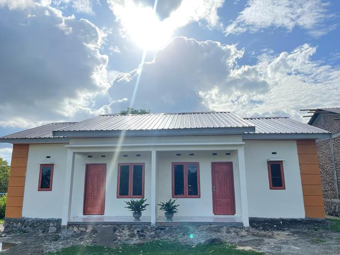 foto tampak rumah tipe subsidi perumahan Perumahan Aufhar Residence II