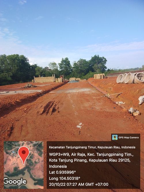 foto posisi tengah perumahan Sri Jaya Regency