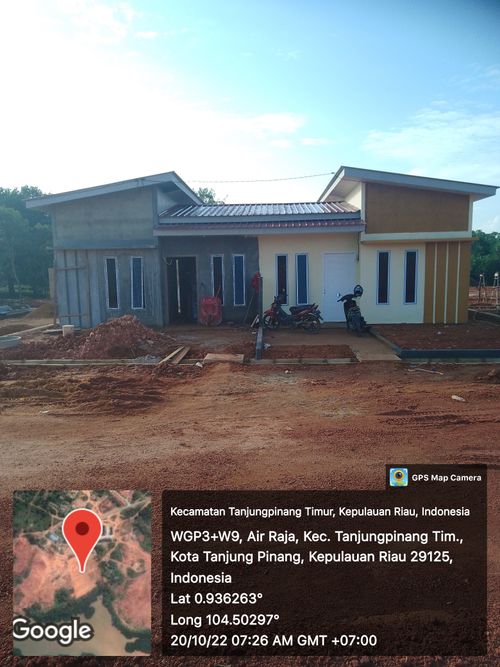 foto contoh rumah perumahan Sri Jaya Regency