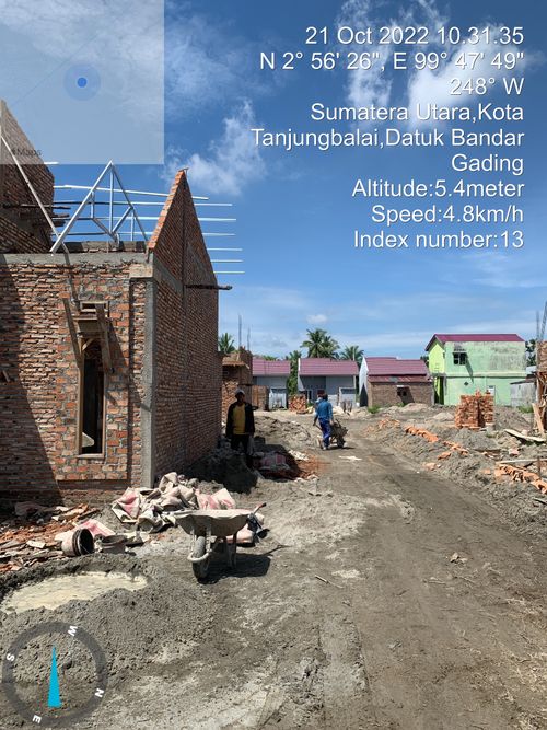 foto posisi tengah perumahan CEMERLANG ASRI 11
