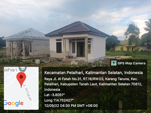 foto posisi tengah perumahan Global Al - Fatah