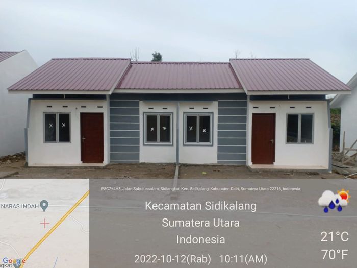 foto tampak rumah tipe 36 perumahan Griya Modetra Sidiangkat