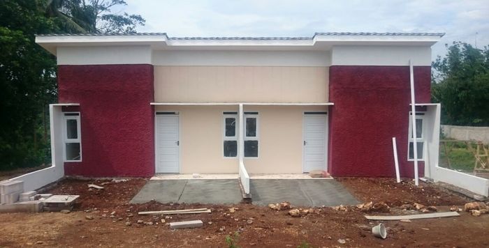 foto tampak rumah tipe GBP SUBSIDI perumahan GRIYA BENGAWAN PERMAI