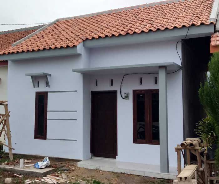 foto tampak rumah tipe 36 perumahan BENGAWAN INDAH