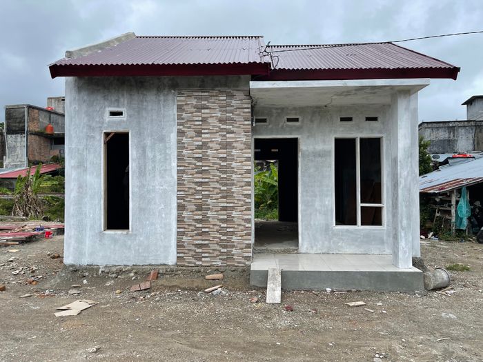 foto tampak rumah tipe 36 perumahan PAUH PERMAI