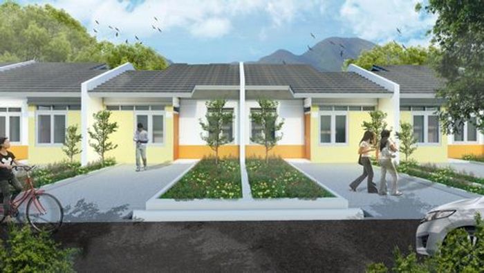 foto tampak rumah tipe 26/72 150.5 perumahan ALAM SANGGAR INDAH EXTENSION