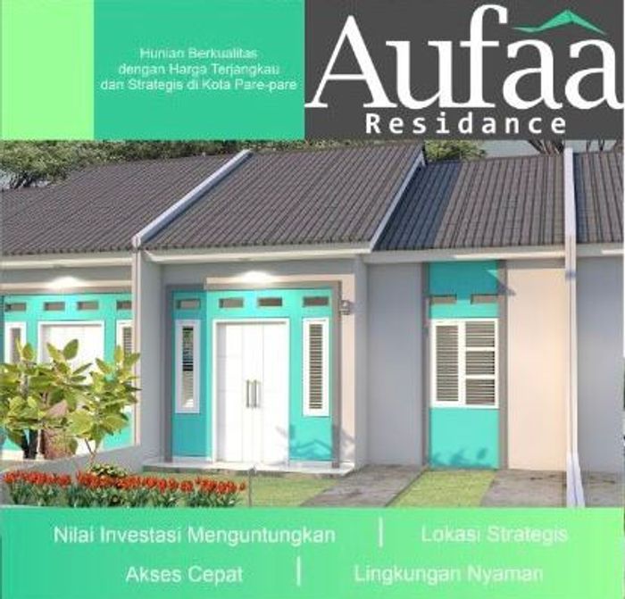 foto tampak rumah tipe 36 perumahan Aufaa Residence 3