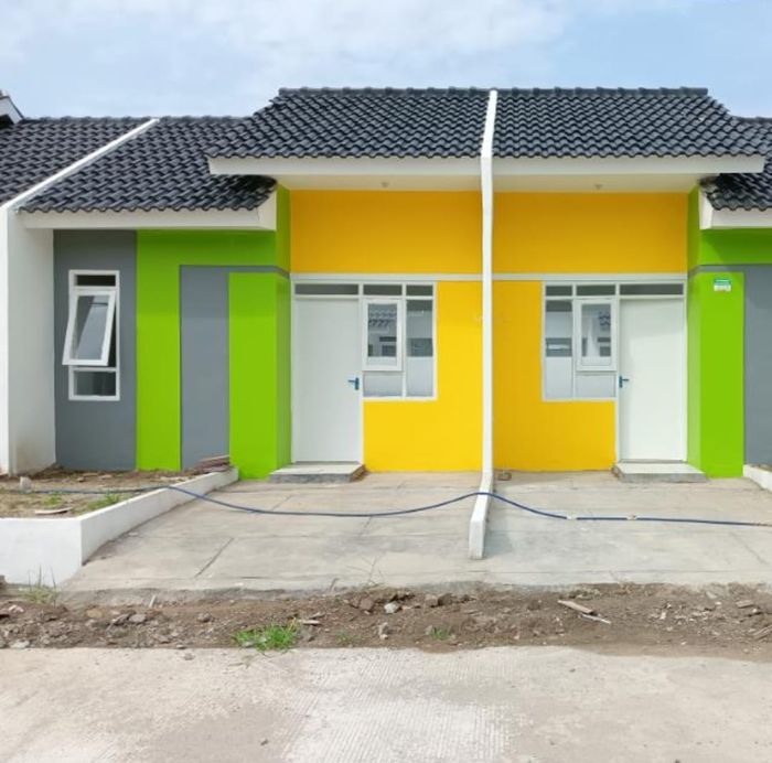 foto tampak rumah tipe 28/72 perumahan Bukit Mas Residence Tahap 2