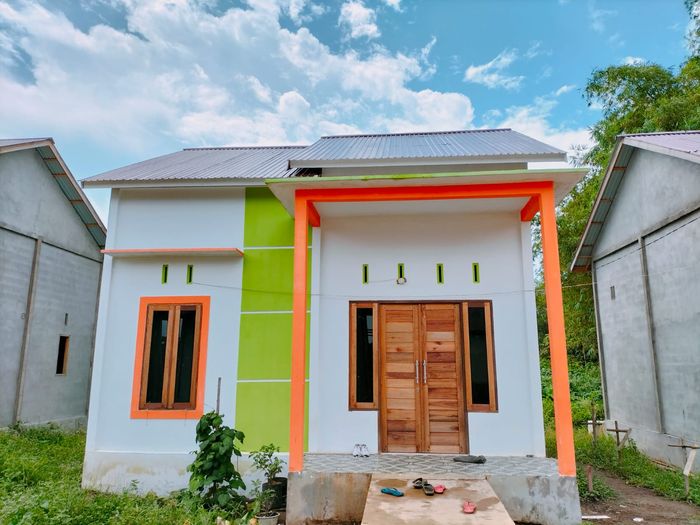 foto tampak rumah tipe 36 perumahan PONDOK MARISA 8