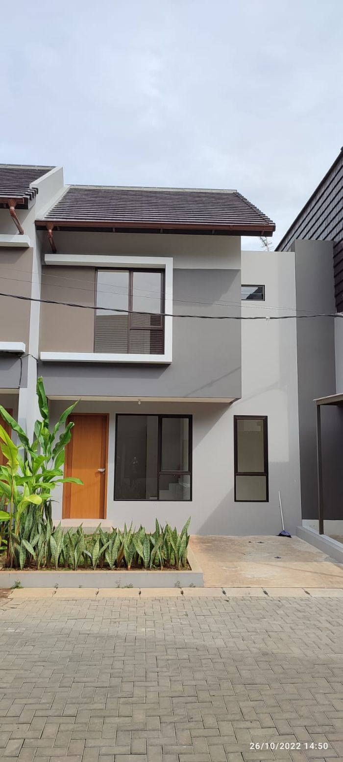 foto tampak rumah tipe AZALEA-1AF perumahan AZALEA RESIDENCE