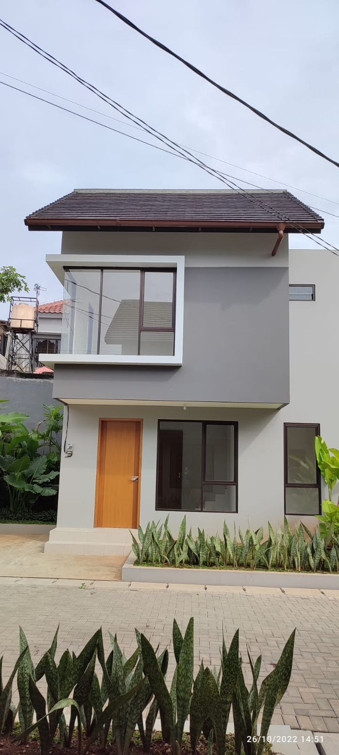 foto tampak rumah tipe AZALEA-1AI perumahan AZALEA RESIDENCE
