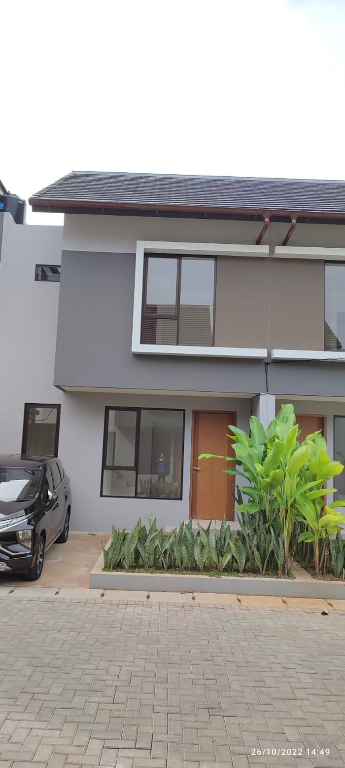 foto tampak rumah tipe AZALEA-1AC perumahan AZALEA RESIDENCE