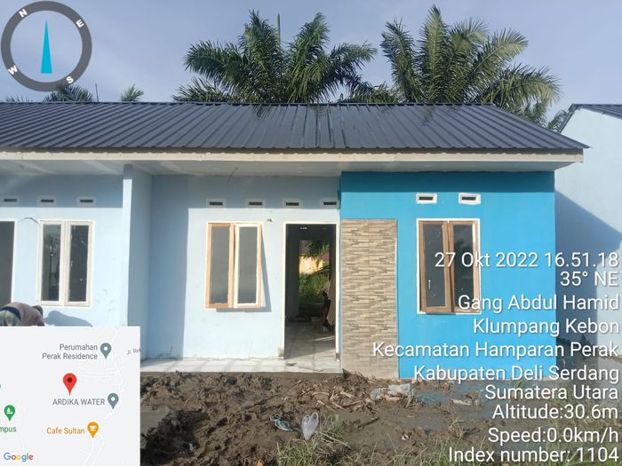 foto tampak rumah tipe 36/84 perumahan TAMAN KAMBOJA TAHAP III