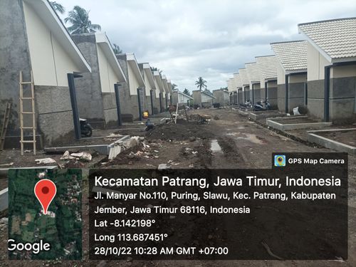 foto posisi tengah perumahan GRAHA KUSUMA
