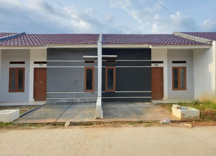 foto tampak rumah tipe Subsidi perumahan TRIA MAHAN 3